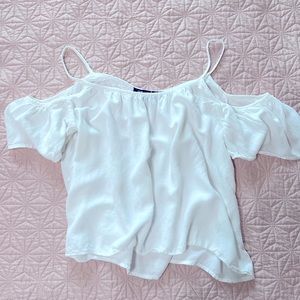 One Clothing- White Crop stop